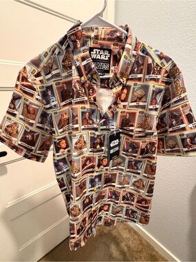 Star Wars Short Sleeve Character Print Shirt - RSVLTS Size S
